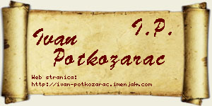 Ivan Potkozarac vizit kartica